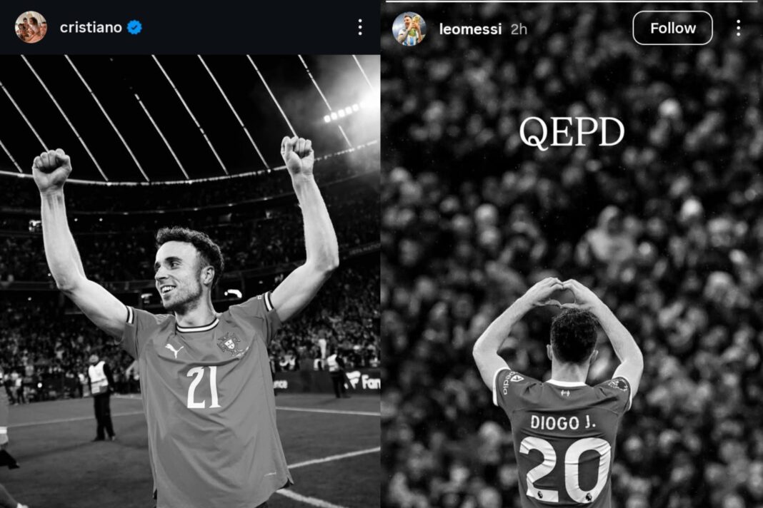 Diogo Jota Wafat Internasional, Timnas Portugal Berduka