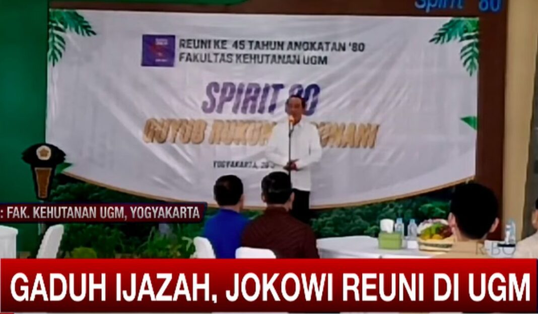 Hadiri Reuni di UGM, Ini Kata Rekan Kuliah Jokowi soal Isu Ijazah Imitasi dan Jurusan Teknologi Kayu