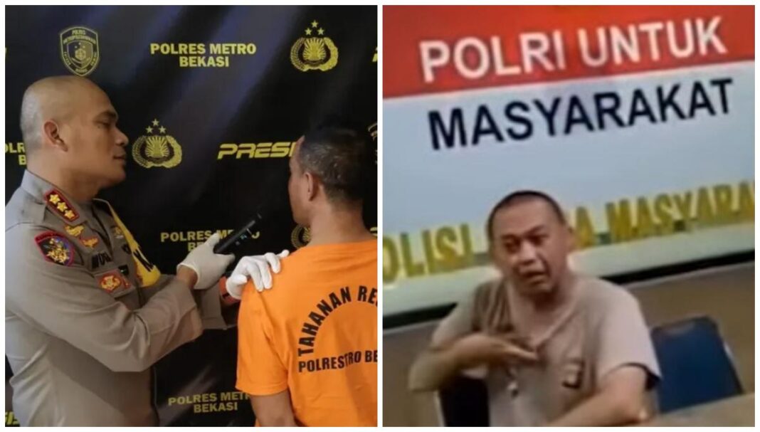 Viral Video Polisi Polsek Cikarang Utara Tolak Proses Pelaku Curanmor