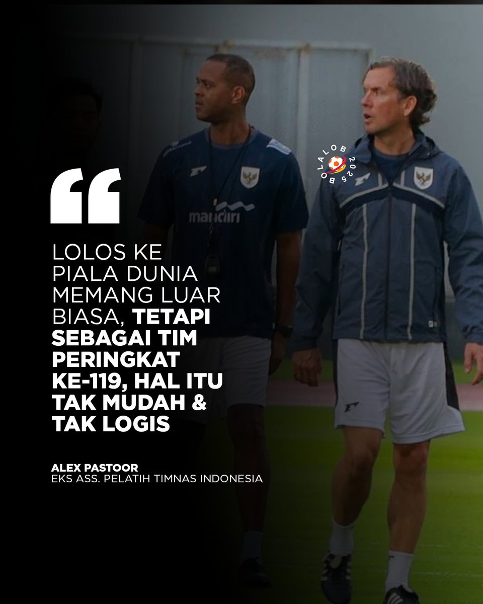 Alex Pastoor Sebut Tidak Logis Tim Ranking 119 FIFA Masuk Piala Dunia