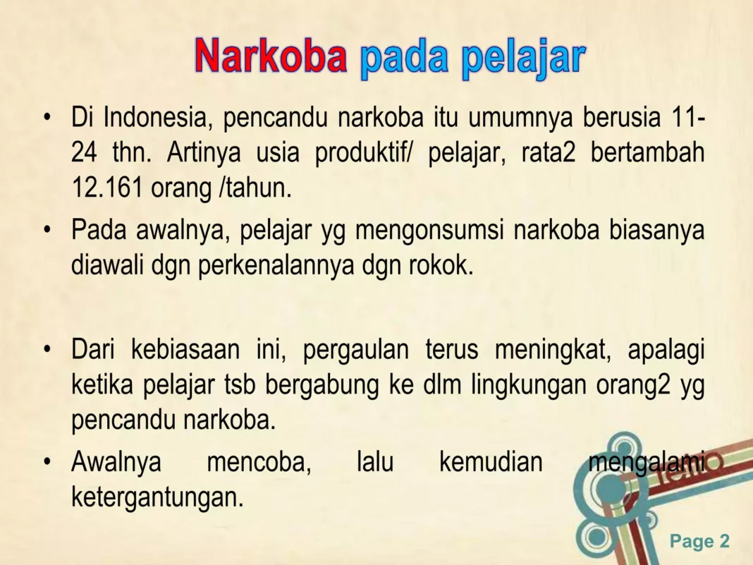 Edukasi Dini Tangkal Narkoba dan HIV/AIDS di Kalangan Pelajar Digencarkan
