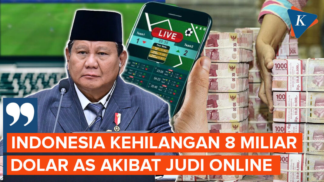 Prabowo Klaim RI Kehilangan Rp133 Triliun Akibat Judi Online