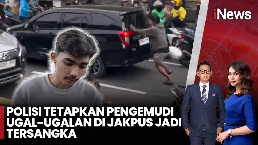 Pengemudi Ugal-Ugalan Viral Ditetapkan sebagai Tersangka Kepemilikan Senjata Berbahaya